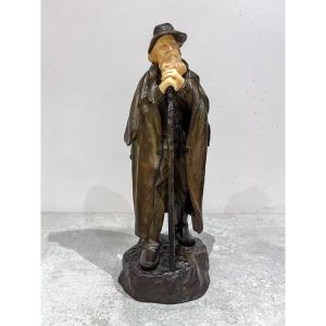 Chryselephantine "the Shepherd" By Marius Remondo