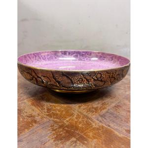 Coupe en céramique MF Sèvres, Art Déco