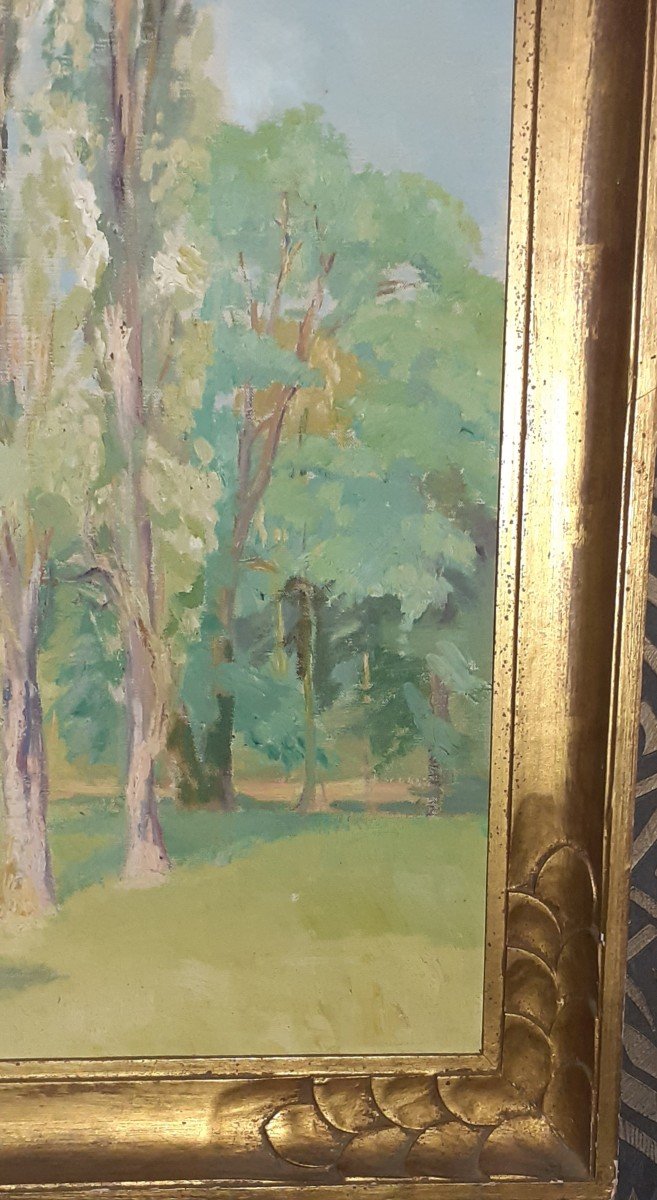 Hautrive Mathilde gouache sur toile