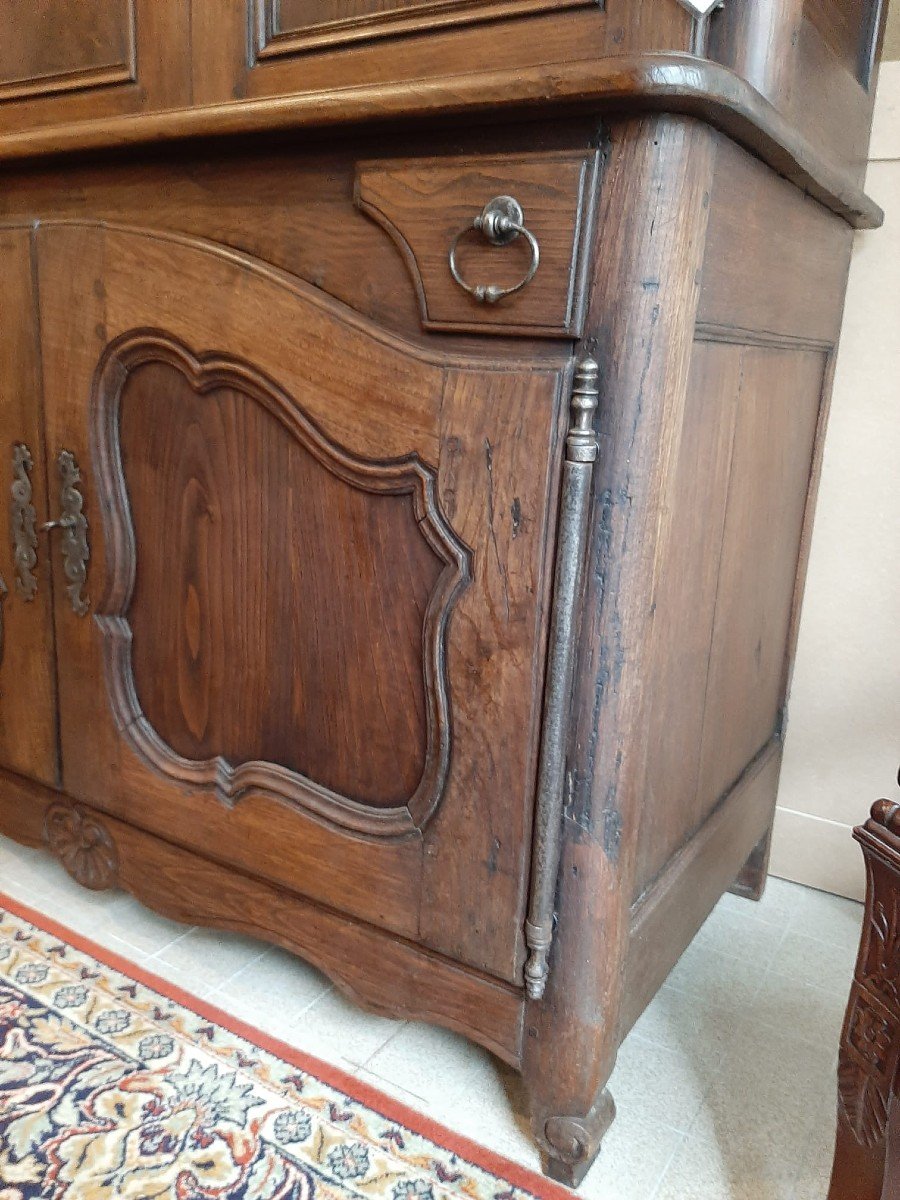 Double-body Hunting Buffet In Chestnut - 18th Century-photo-4