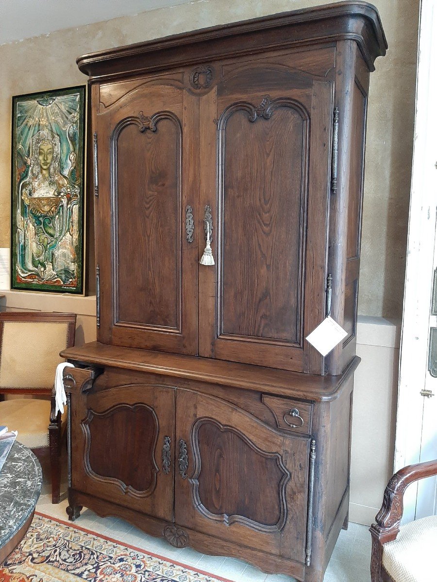 Double-body Hunting Buffet In Chestnut - 18th Century