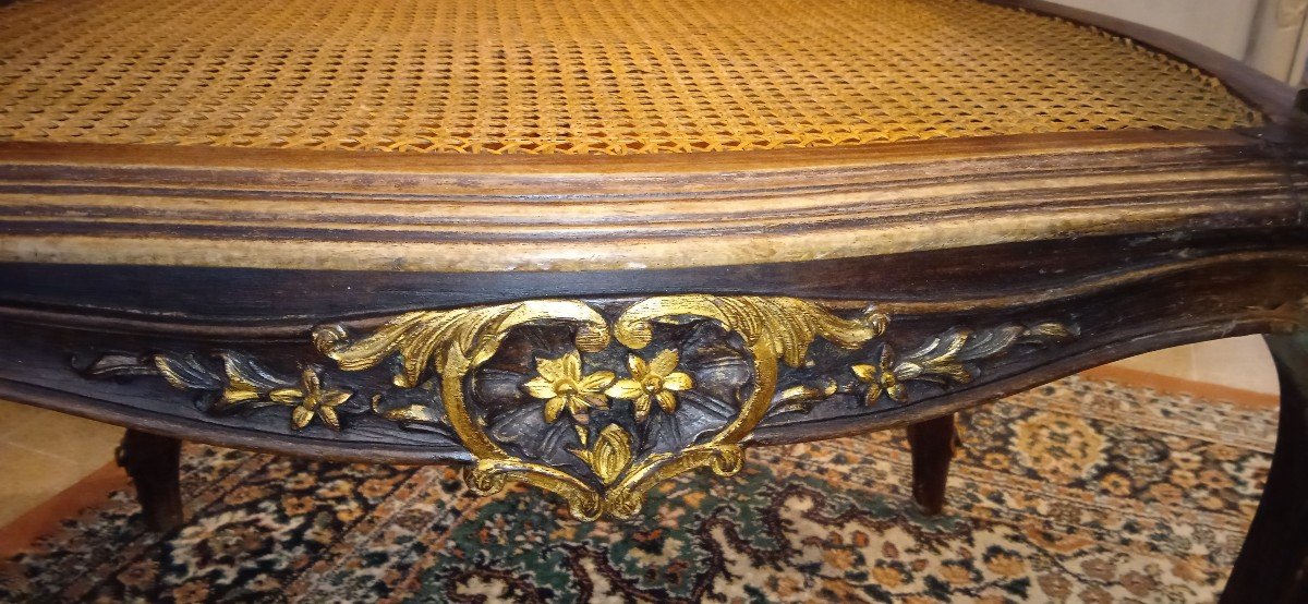 Cannage Bench - Louis XVI Style - Directory-photo-1