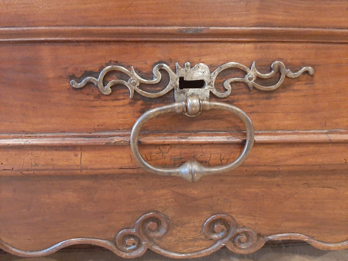 Bonnetière Dite "de Voyage" Louis XV, En Cerisier - XVIIIème Siècle-photo-4