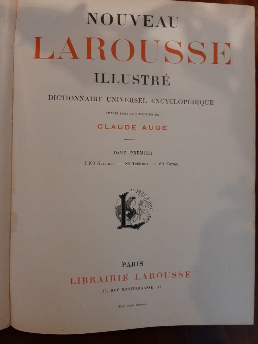 New Larousse Illustrated & Atlas - Universal Encyclopedic Dictionary -photo-3
