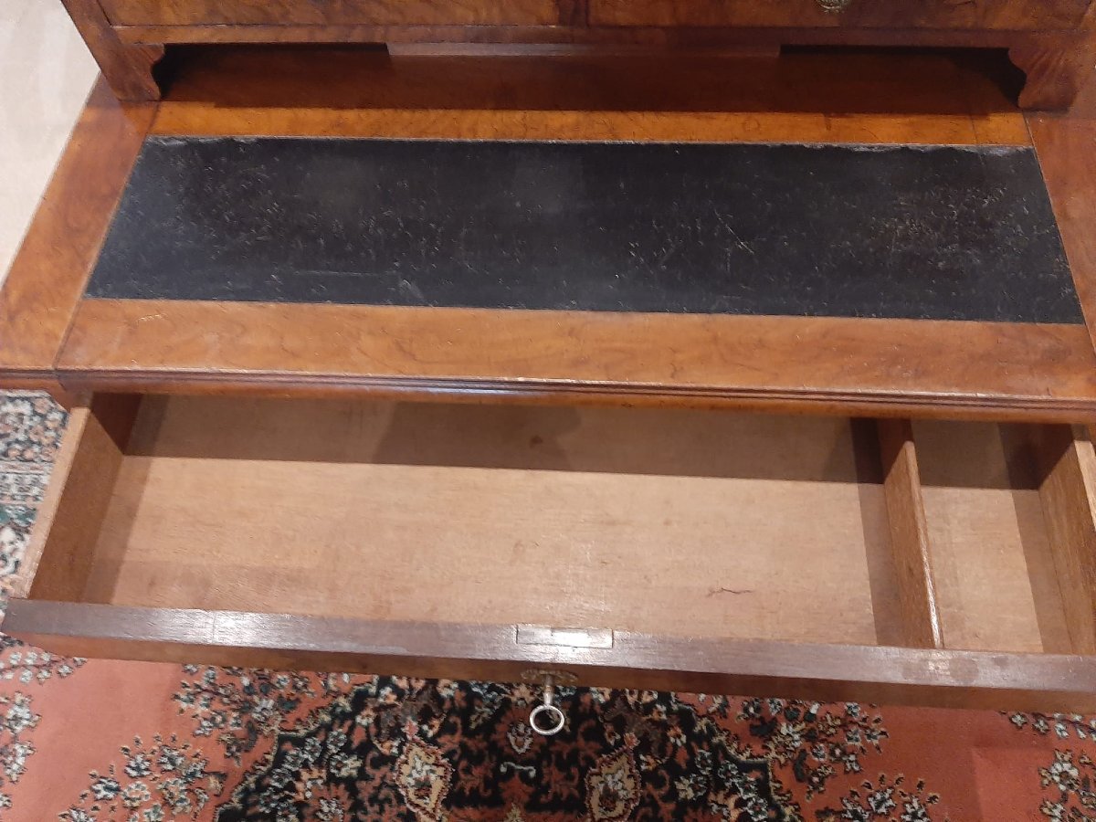 Bureau Bonheur du Jour Louis Philippe en Acajou - Première période XIXe-photo-1