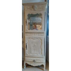 Louis XV Provençal Style Showcase In Patinated Oak - Between 1850 And 1880