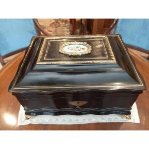 Coffret à Papillotes Napoléon III - Pour Le Confiseur Randin , Lyon. Vers 1860