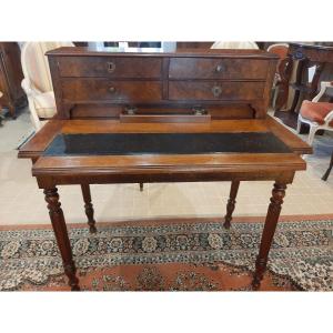 Louis Philippe Bonheur Du Jour Mahogany Desk - Early 19th Century