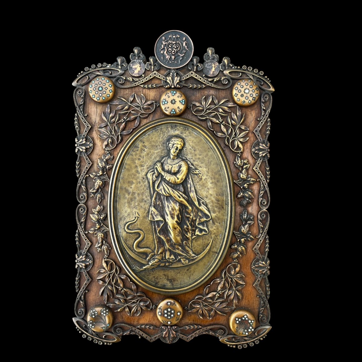 Devotional Plaque To The Virgin Mary