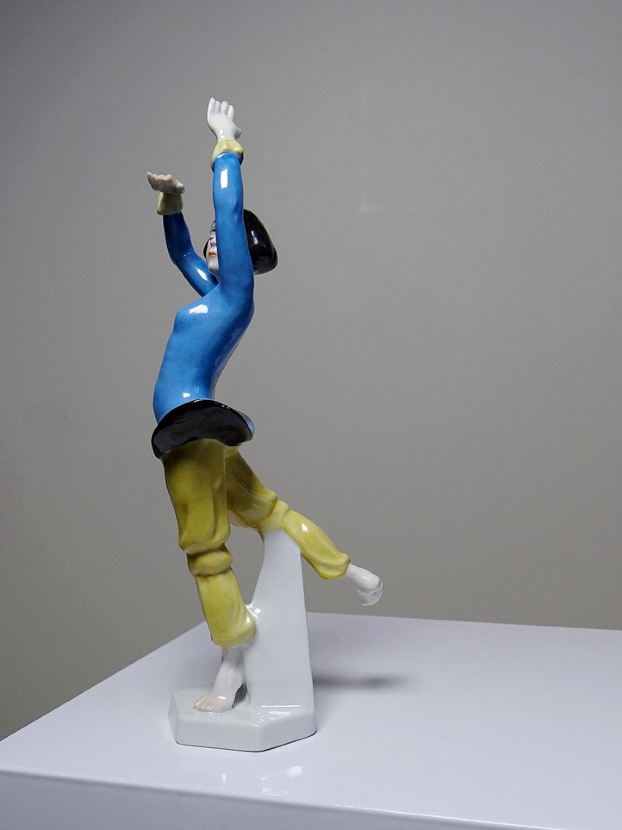 Antique Art Deco Porcelain Subject 1920-1930 Dancer Heubach-photo-2