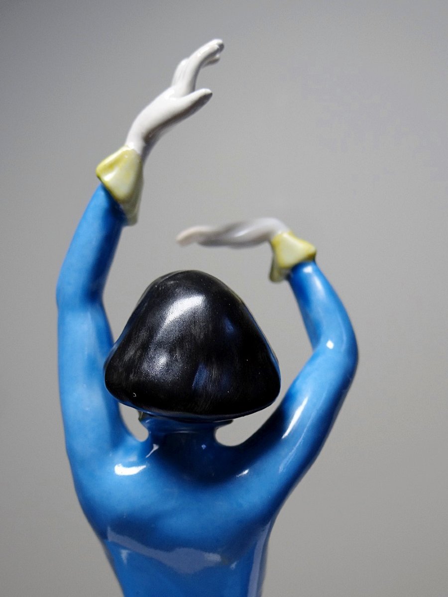 Antique Art Deco Porcelain Subject 1920-1930 Dancer Heubach-photo-6