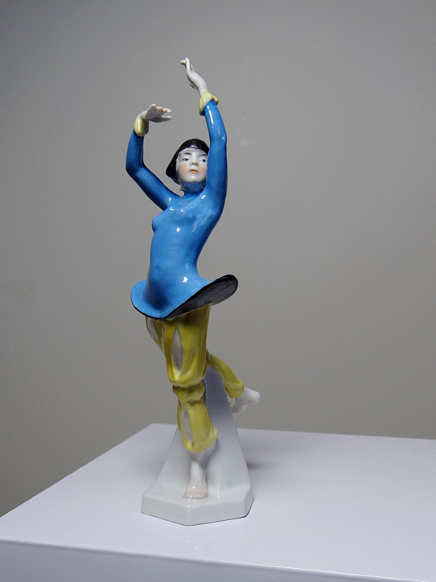 Antique Art Deco Porcelain Subject 1920-1930 Dancer Heubach