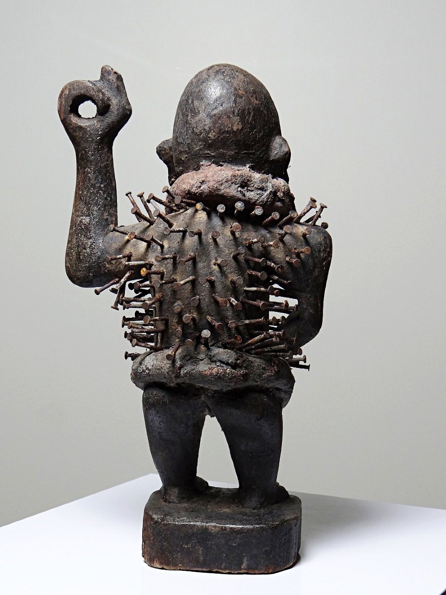 Nkisi Nkonde Nail Fetish, Kongo People, Congo, Mid-20th Century-photo-2