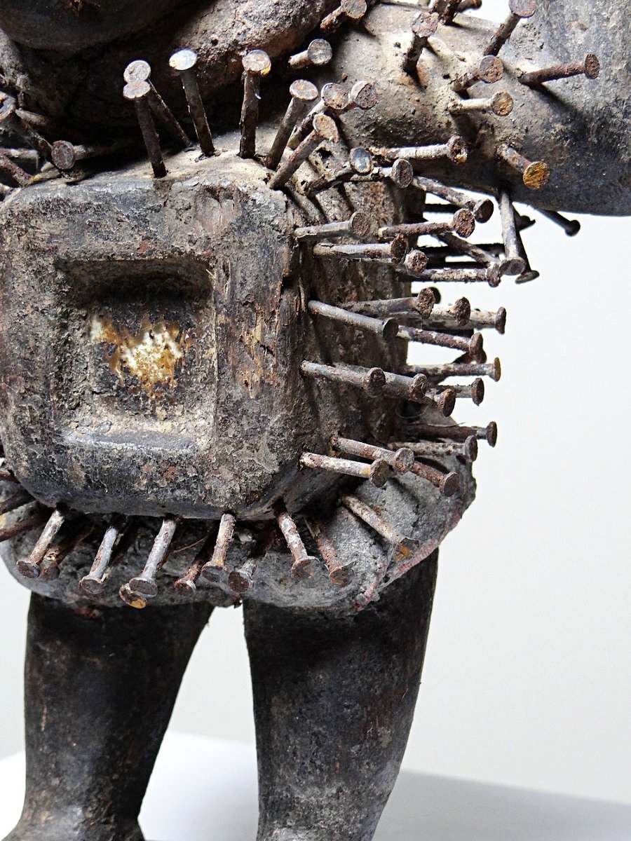 Nkisi Nkonde Nail Fetish, Kongo People, Congo, Mid-20th Century-photo-1