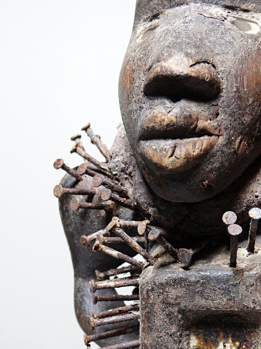 Nkisi Nkonde Nail Fetish, Kongo People, Congo, Mid-20th Century-photo-2