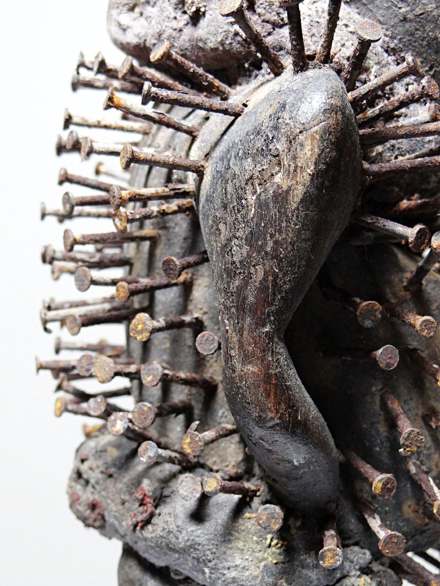 Nkisi Nkonde Nail Fetish, Kongo People, Congo, Mid-20th Century-photo-3