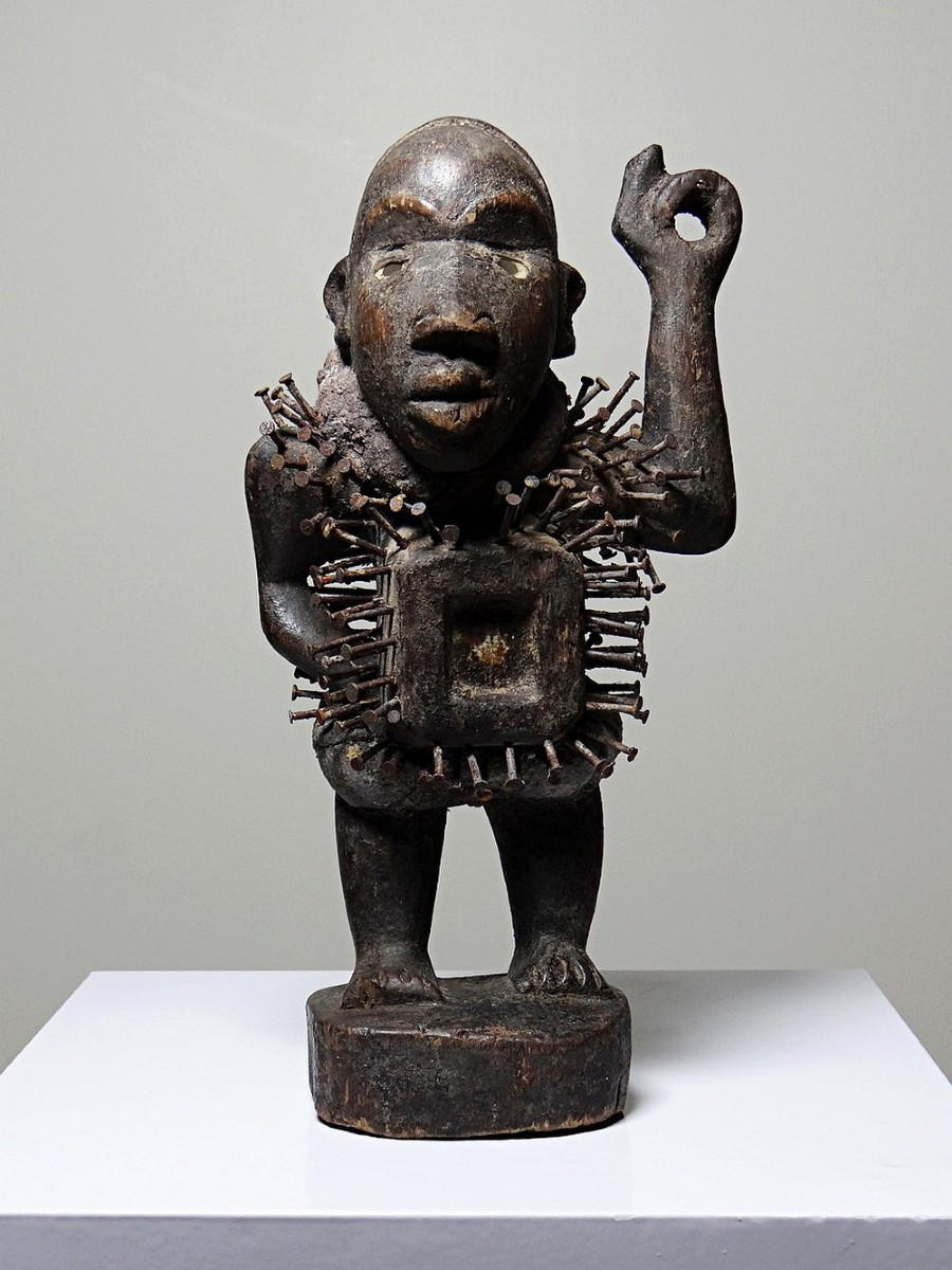 Nkisi Nkonde Nail Fetish, Kongo People, Congo, Mid-20th Century