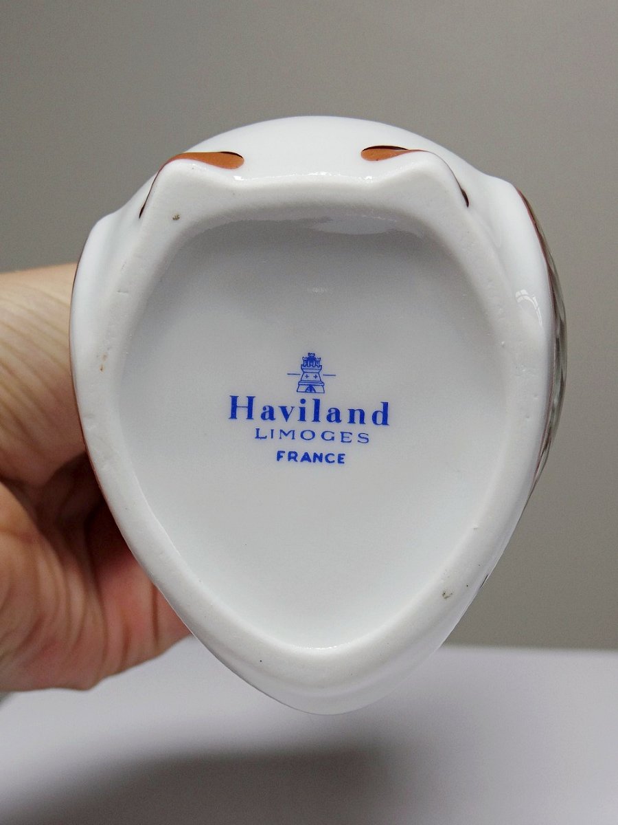 Vintage 80s Haviland Castel Decanter & Miniature Duo After Sandoz For Chabot-photo-6