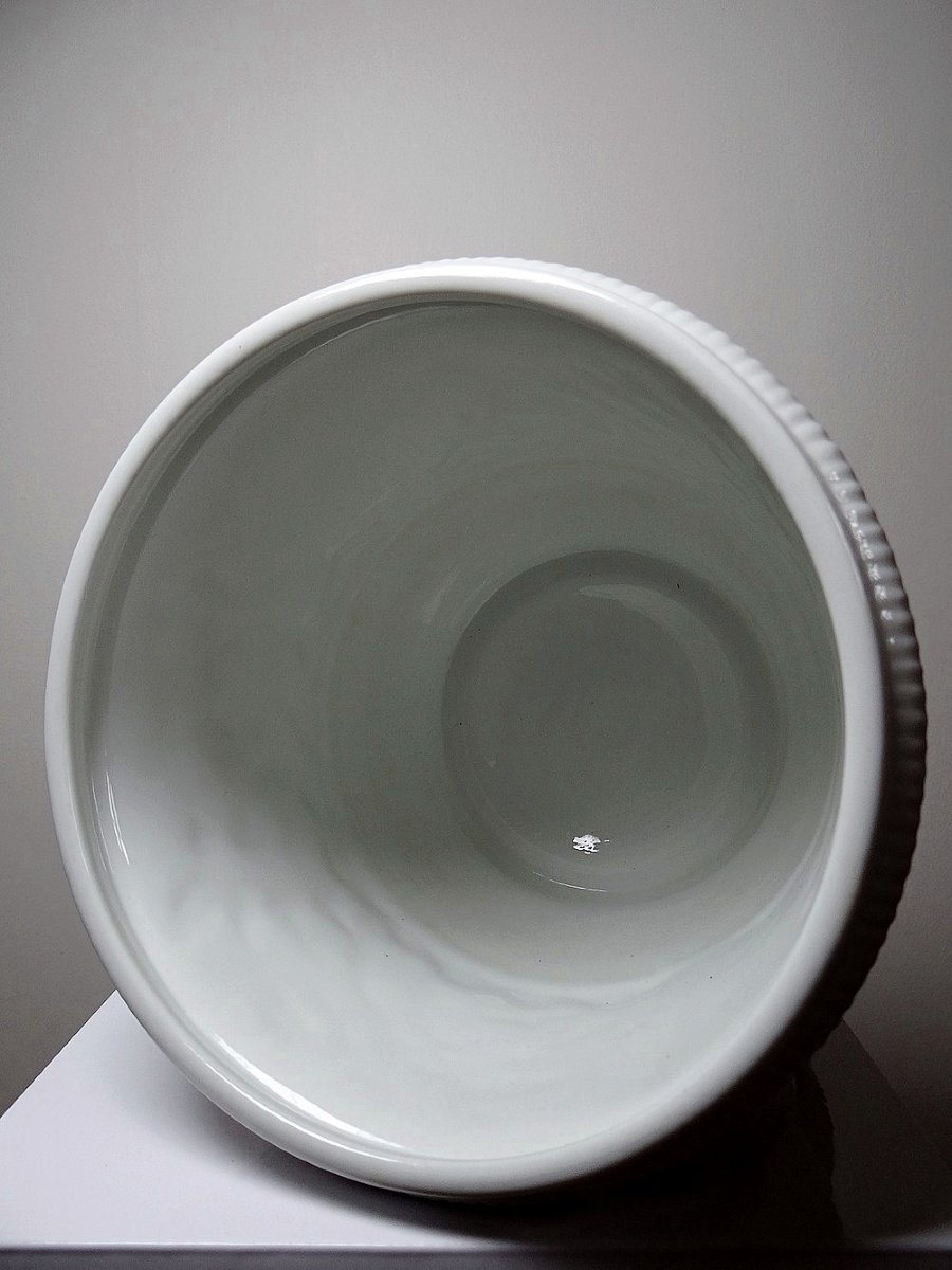 Gros cache pot/seau à champagne porcelaine Haviland Limoges repro St Cloud-photo-5