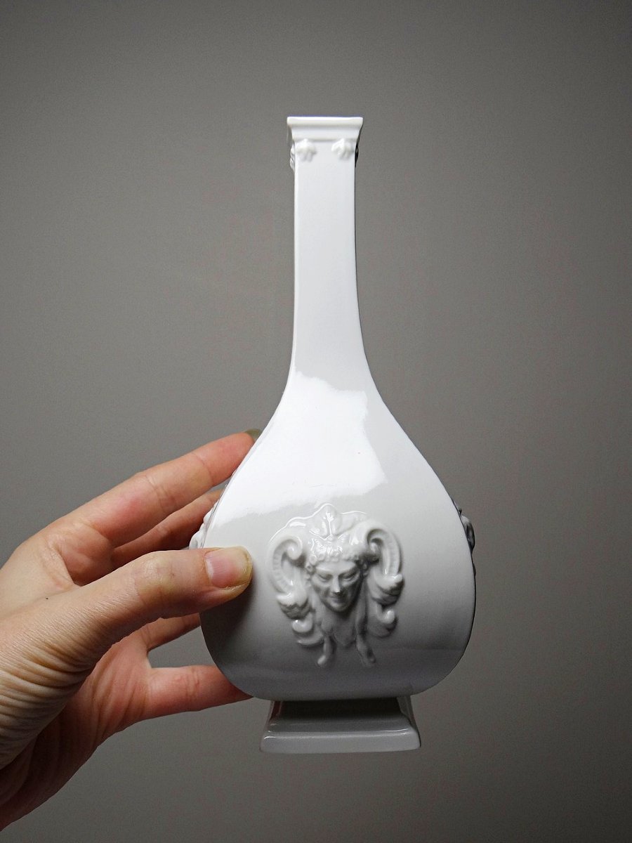 Petit vase reproduction Meissen 1715-1720 par Sheffield & Haviland Limoges-photo-4