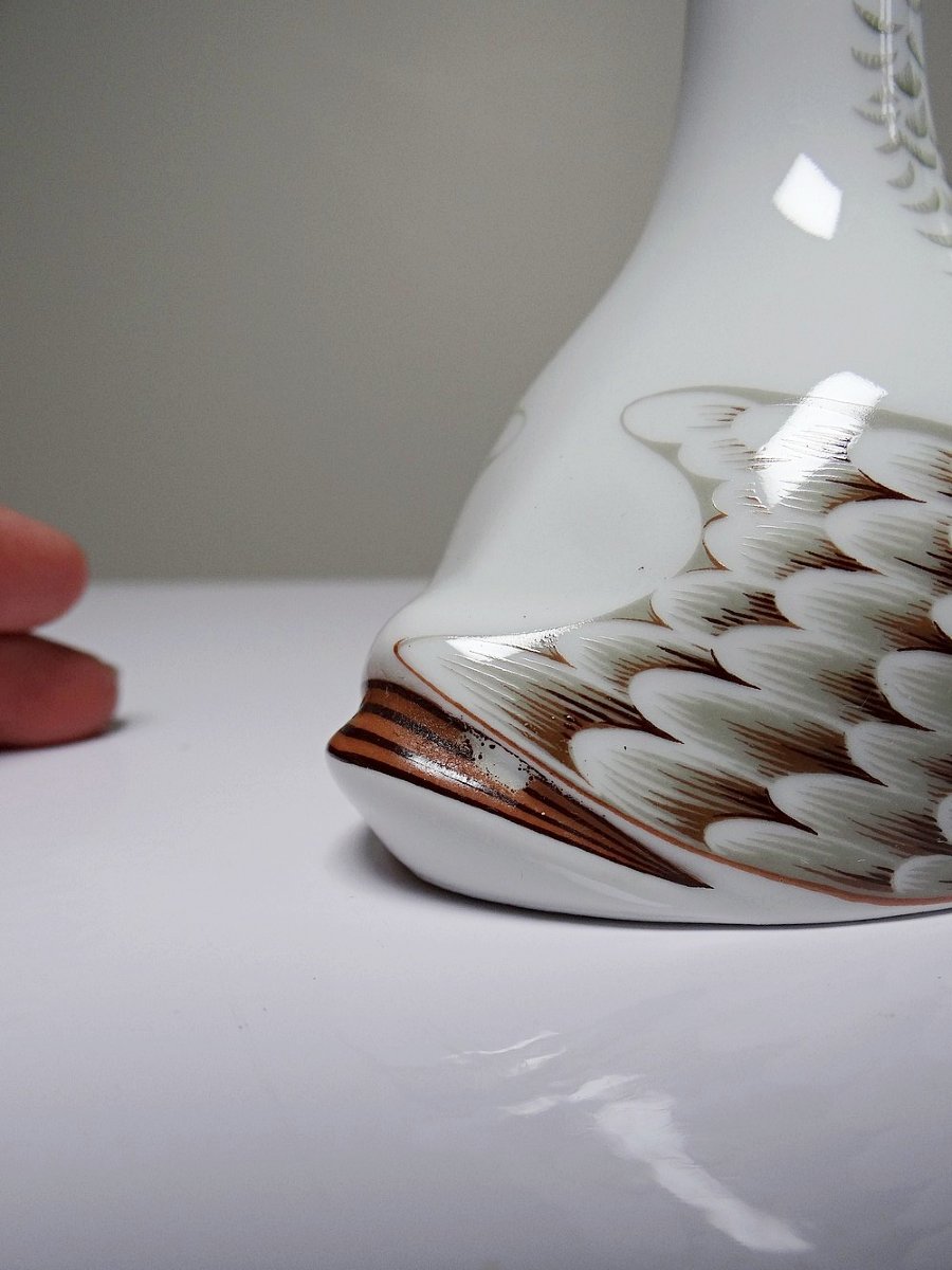 Vintage 80s Haviland Castel Carafe And Miniature Bottle Set, After Sandoz For Chabot-photo-1