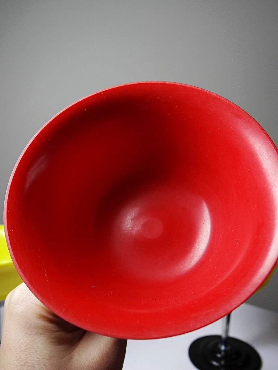 4 coupes à dessert Art Déco en Nudawn & Catalin, Canada, années 1930-photo-5