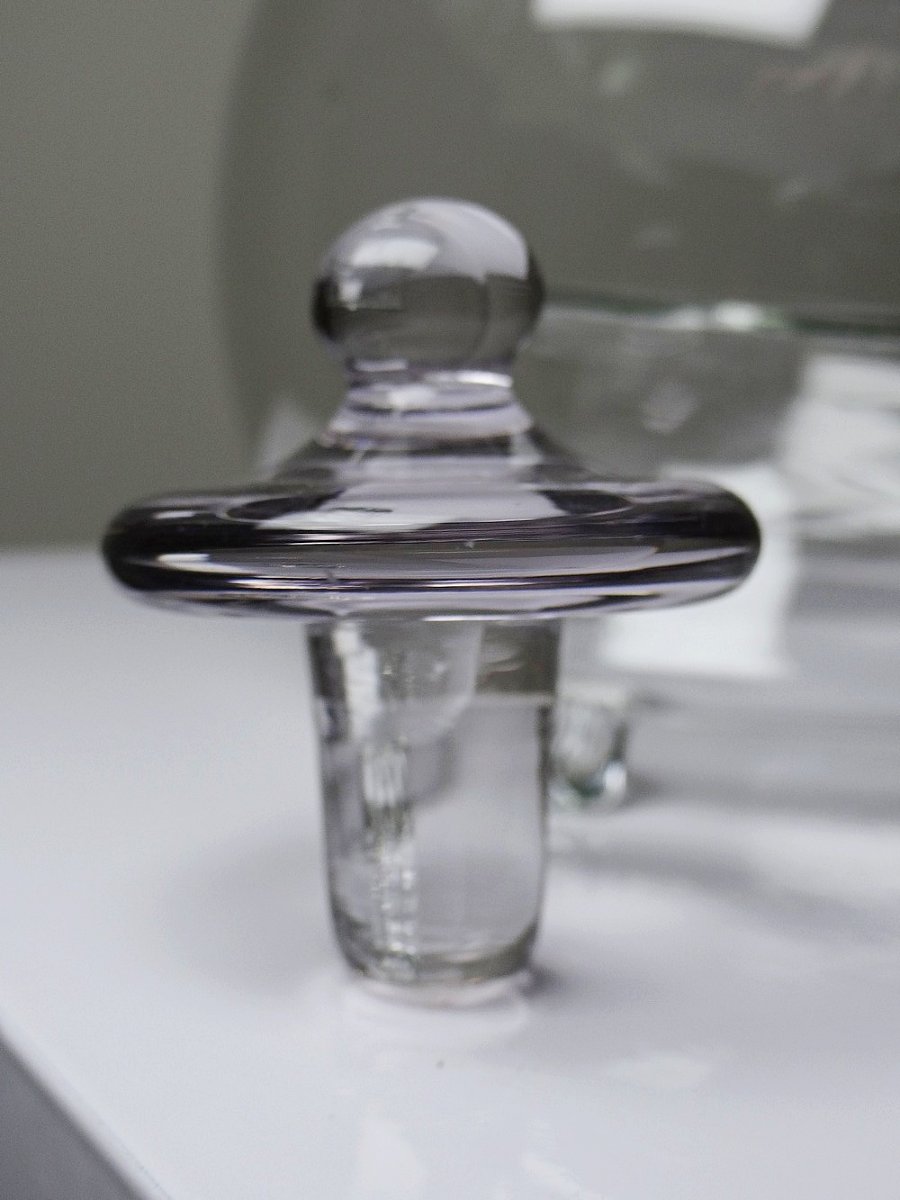 Antique Globular Blown Glass Fly Catcher, 19th-20th Century-photo-2