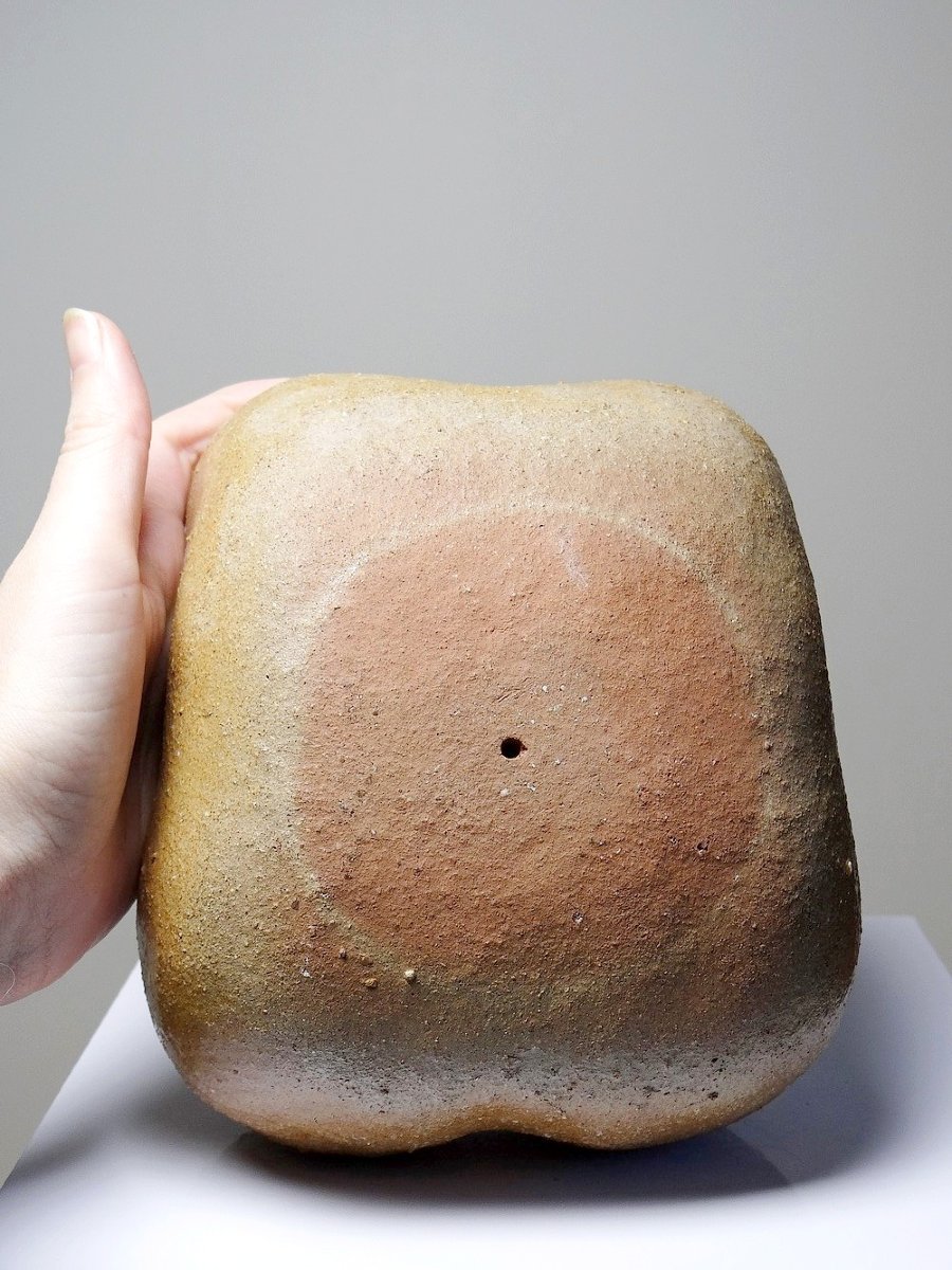 Petite Vénus sculpturale en grès, buste de femme, signé, années 90-photo-2