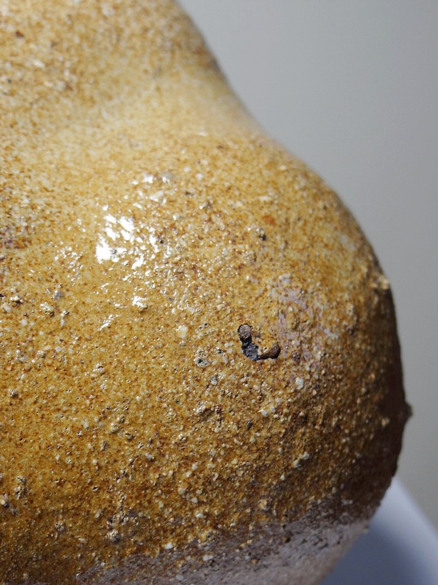 Petite Vénus sculpturale en grès, buste de femme, signé, années 90-photo-5