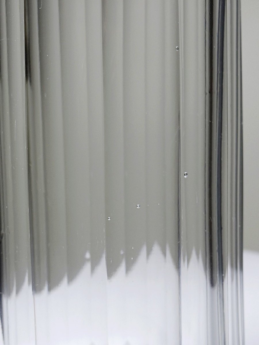 Carafe à whisky cristal taillé à pans coupés ancienne 1920-1930, style Baccarat-photo-3