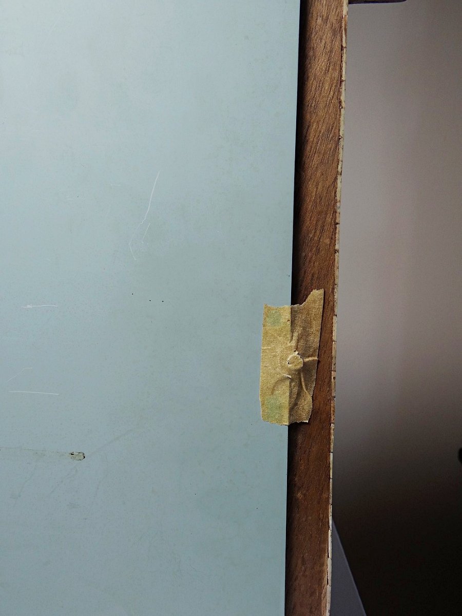 Miroir fenêtre Rajasthan en os peint main décor cavaliers ancien début XXe-photo-7