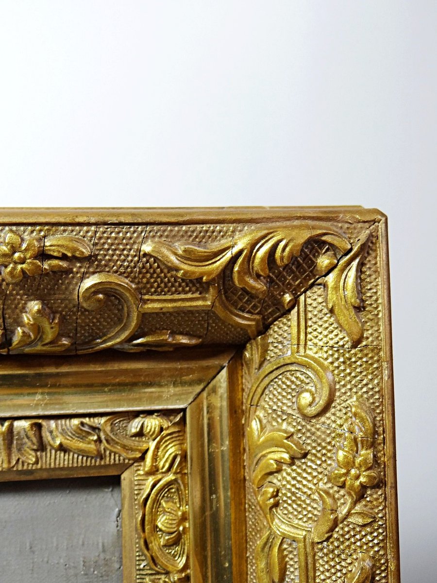 Tableau huile sur toile, nature morte aux chrysanthèmes, signé L.Porte 1888-photo-4