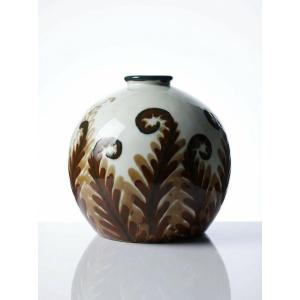 Petit vase boule porcelaine Tharaud Limoges circa 1920-1940