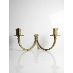 Two-light Wall-mounted Chandelier In The High Renaissance Style Of The 19th Century, Gilt Bronze, "in The Style Of A Financier"