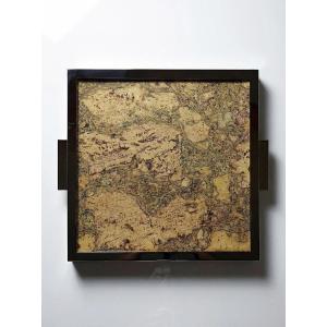 Mid-century Chrome, Cork And 1970s Glass Top