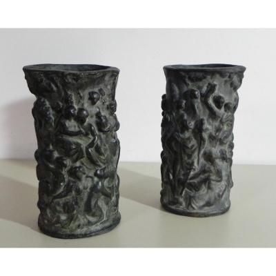 Pair Of Antique Vases