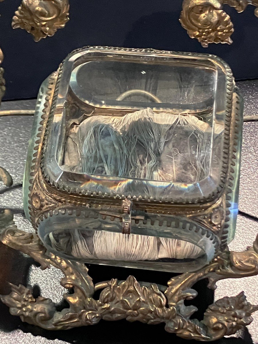 Charmant Coffret à Bijoux Fin 19ème Siècle-photo-1