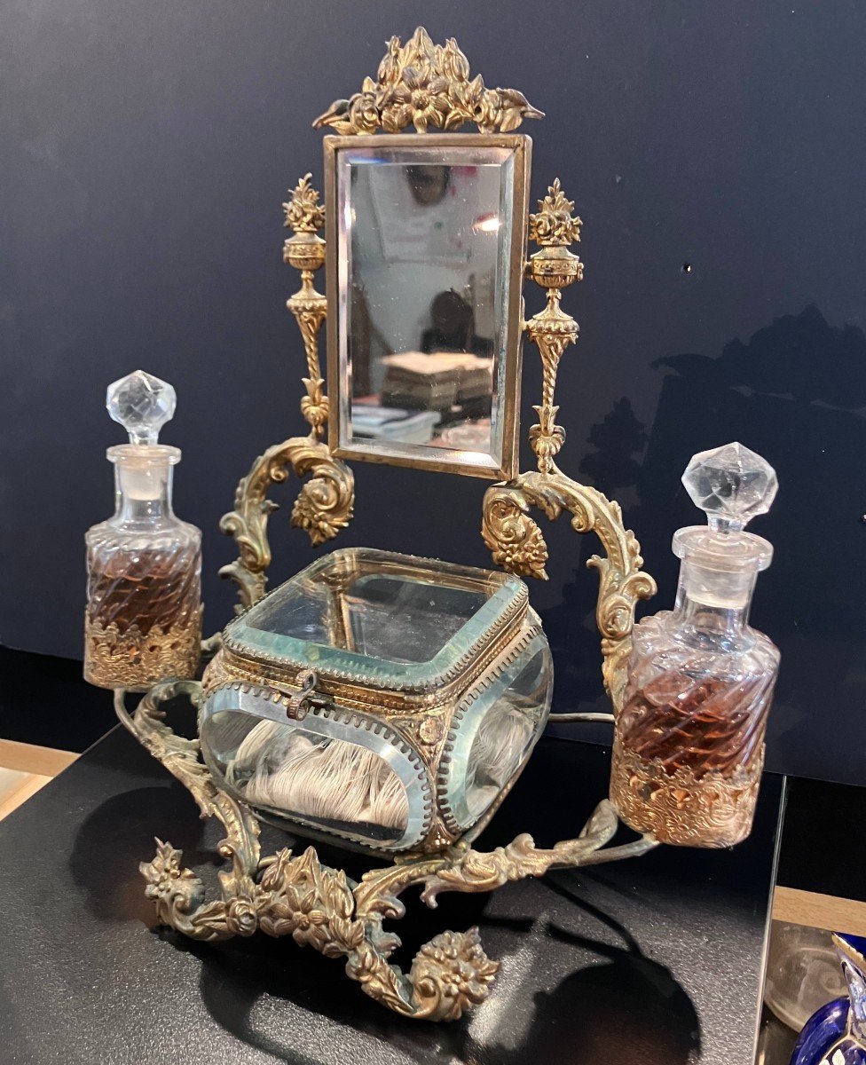 Charmant Coffret à Bijoux Fin 19ème Siècle