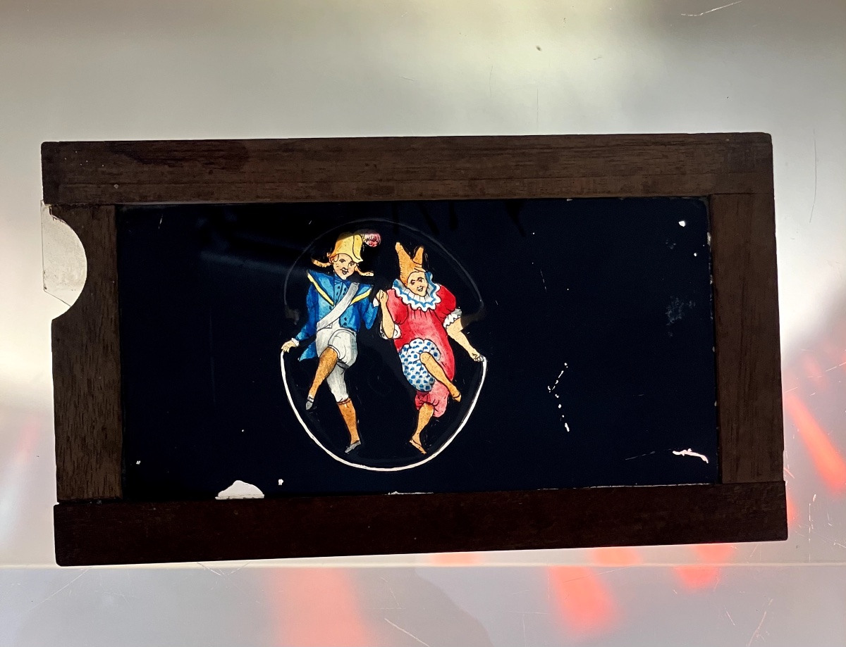 Plaque animée pour lanterne magique, 19ème siècle