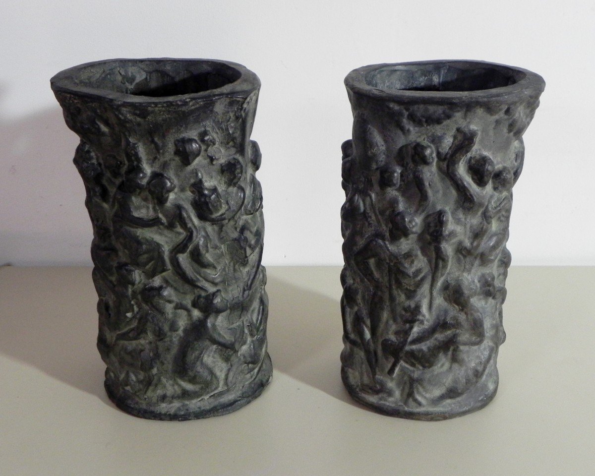 Paire De Vases à l'Antique-photo-3
