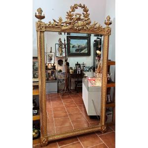 Large Golden Mirror 19th Century