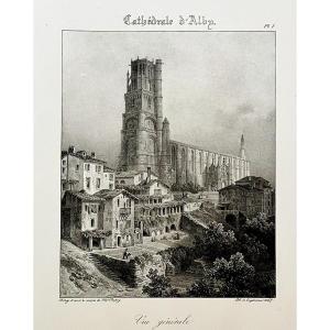 10 Gravures De La Cathédrale Sainte Cécile d'Albi Circa 1830