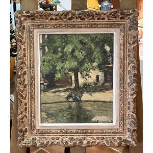 Painting By Collignon Dated 46