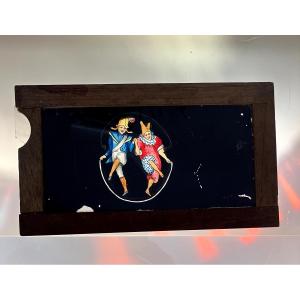 Animated Plate For A Magic Lantern, 19th Century
