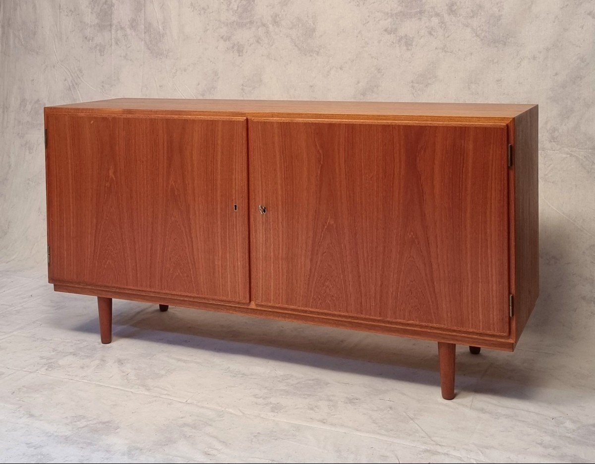Scandinavian Sideboard By Carlo Jensen For Hundevad & Co - Teak - Ca 1960