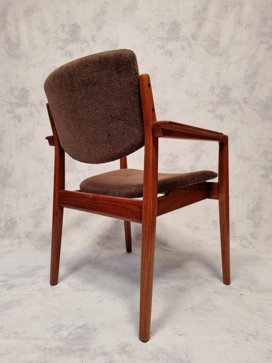Suite Of 6 Armchairs Model 196 - Finn Juhl For France & Son - Teak - Ca 1960-photo-5