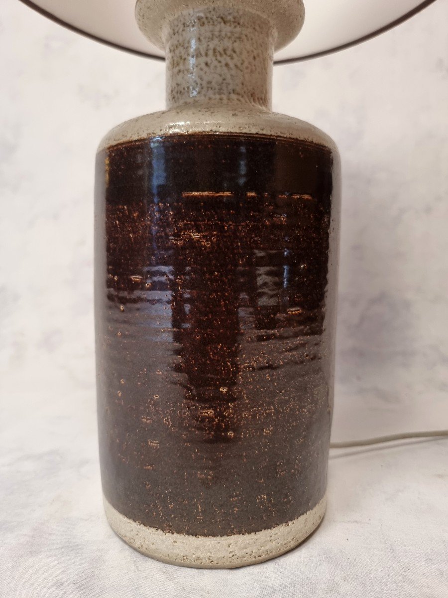 Vintage Scandinavian Lamp By Søholm Keramik - Ceramic - Ca 1960-photo-2