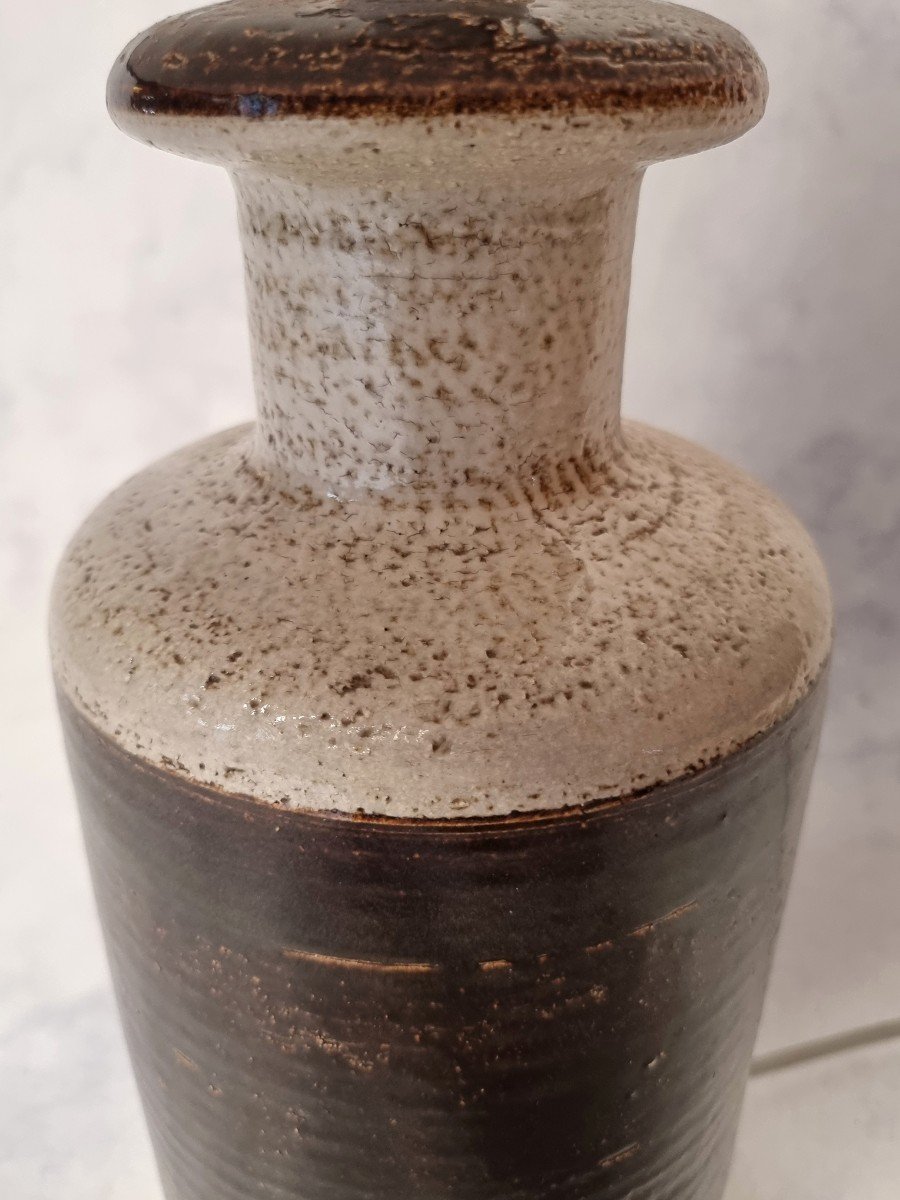 Vintage Scandinavian Lamp By Søholm Keramik - Ceramic - Ca 1960-photo-3