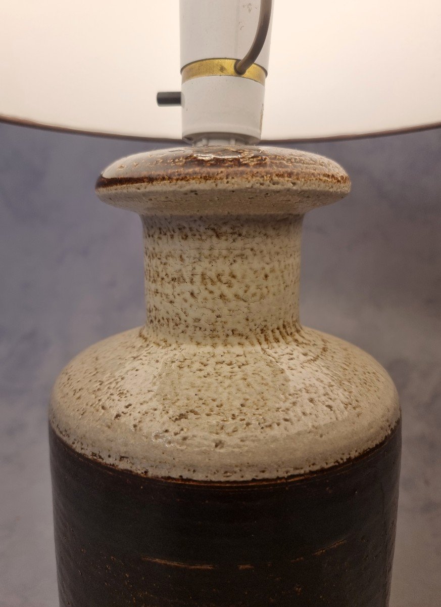 Vintage Scandinavian Lamp By Søholm Keramik - Ceramic - Ca 1960-photo-4