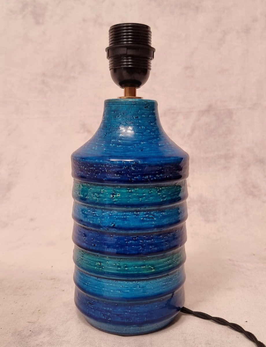 Vintage Lamp By Aldo Londi For Bitossi - Ceramic - Ca 1960-photo-3